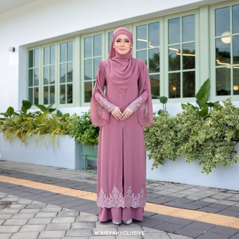 Jubah Najla - Pink Belacan