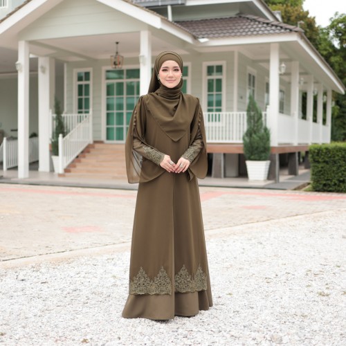 Jubah Najla - Olive