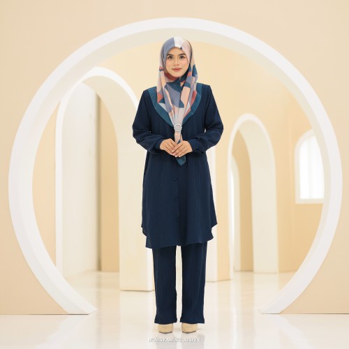 Ziyya Suit - Navy Blue