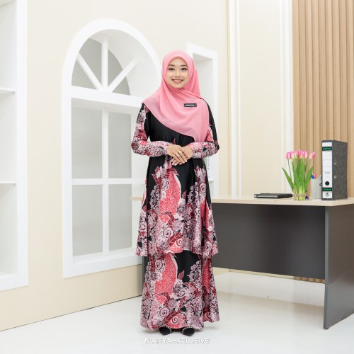 Batik Adiwarna-Red Black
