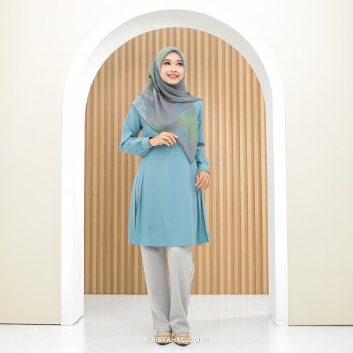 Blouse Seri Seroja-Teal