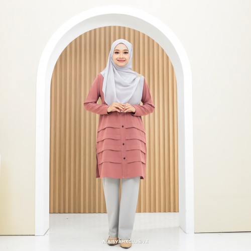Blouse Amani-Dark Peach