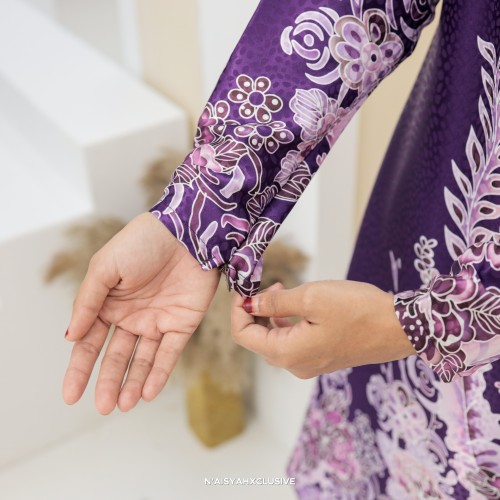 Batik Kirana - Midnight Purple