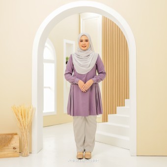 Blouse Seri Seroja - Dark Lavender
