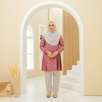 Blouse Seri Seroja - Dusty Rose