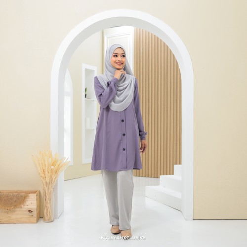 Blouse Ammara - Dark Lavender