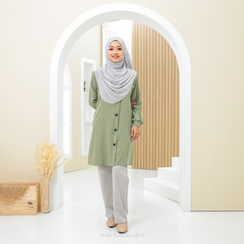 Blouse Ammara - Light Olive