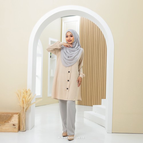 Blouse Ammara - Light Khaki