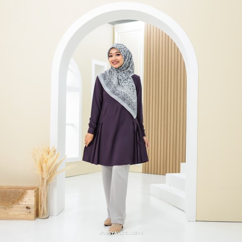 Blouse Seri Seroja-Dark Purple