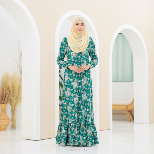 Dress Lily - Green Turqousie