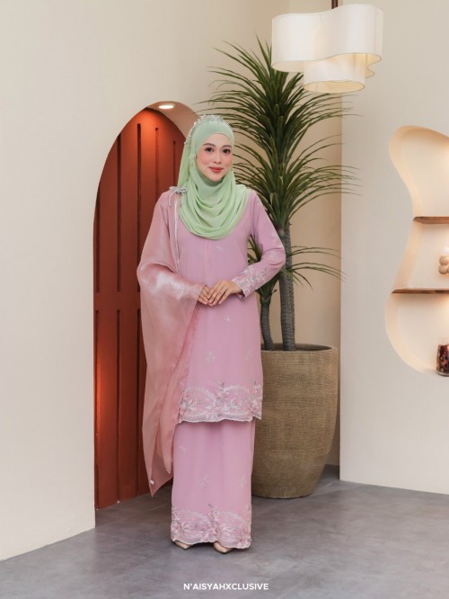 Kurung Mawar - Soft Pink Kurung Mawar - Soft Pink