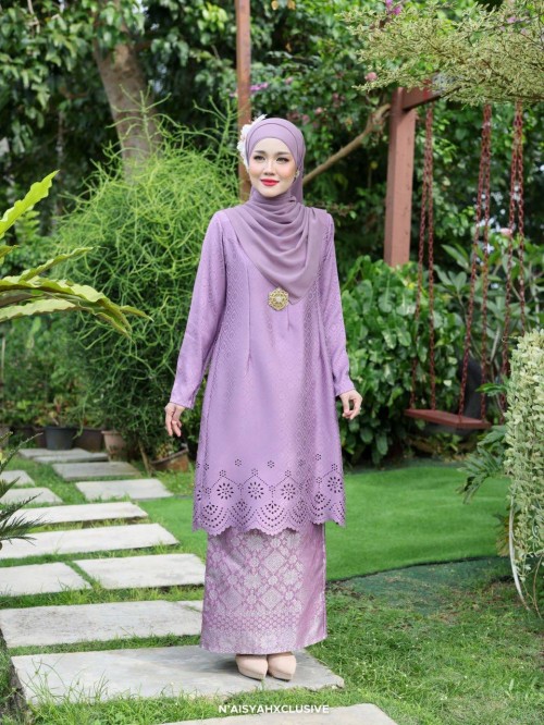 Kurung Qaseh - Dusty Purple