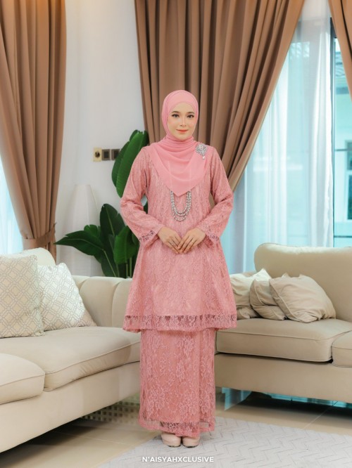 Kurung Lunara - Dusty Rose Kurung Lunara - Dusty Rose