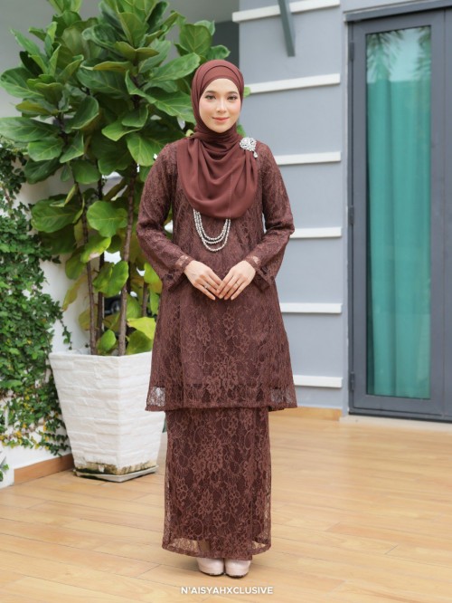 Kurung Lunara - Rich Brown Kurung Lunara - Rich Brown