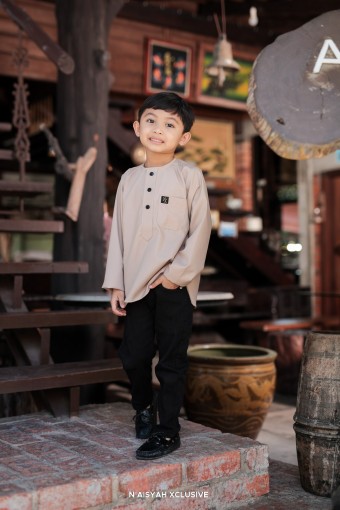 Kurta Absyar Kids - Light Khaki