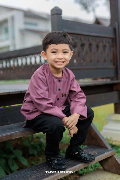 Kurta Absyar Kids - Light Royal Plum