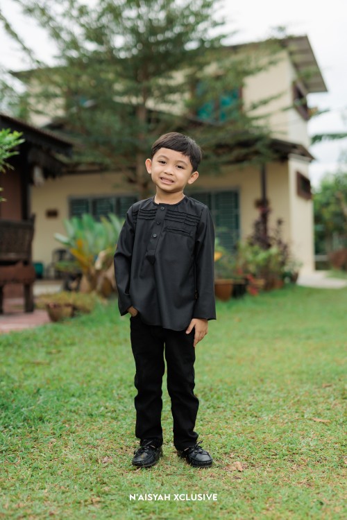 Kurta Uwais Kids - Black