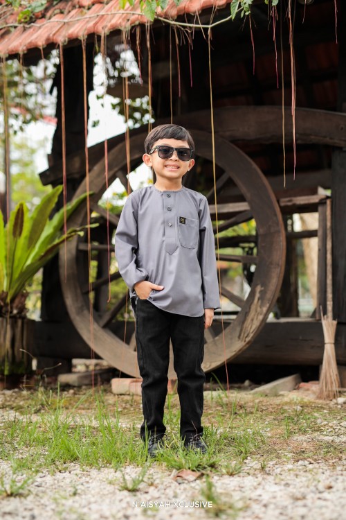 Kurta Absyar Kids - Grey