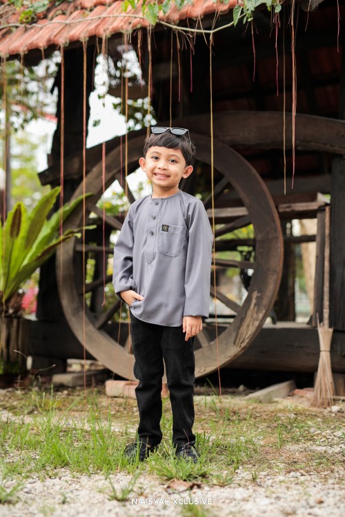 Kurta Absyar Kids - Grey