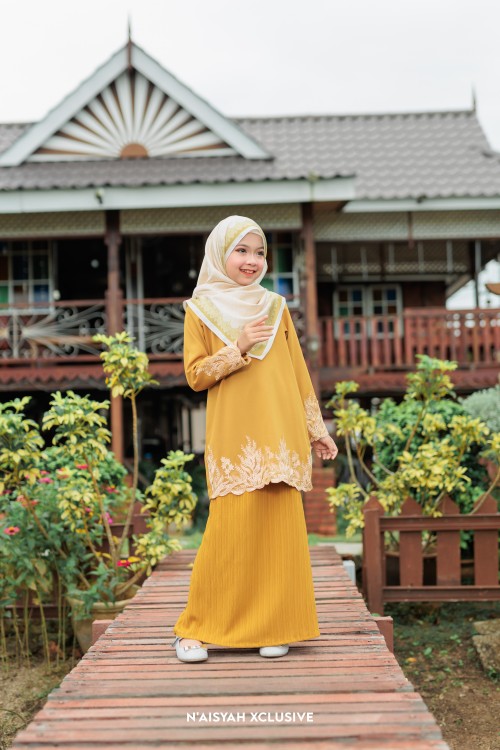 Kurung Jasmine Kids - Gold