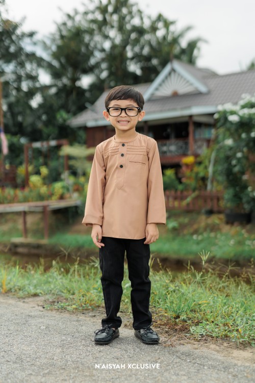 Kurta Uwais Kids - Latte