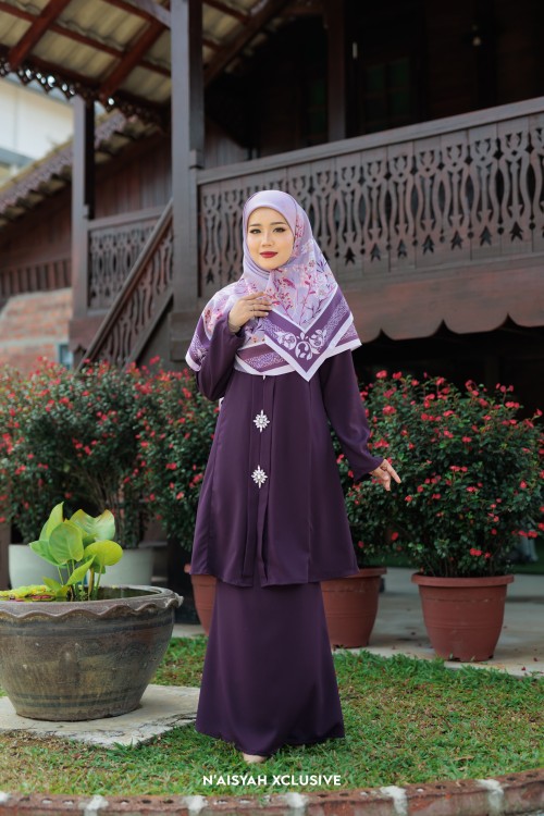 Kebarung Dahlia - Dark Purple