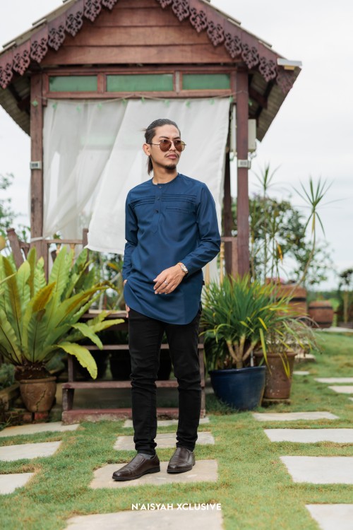 Kurta Uwais - Navy Blue