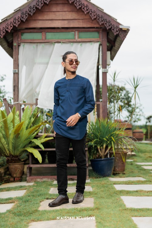 Kurta Uwais - Navy Blue