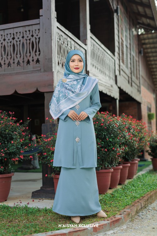 Kebarung Dahlia - Teal