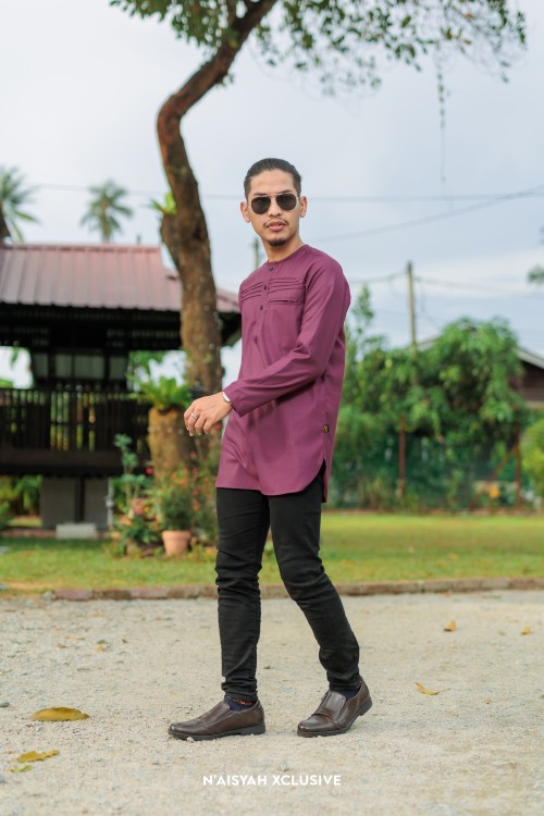 Kurta Uwais - Plum