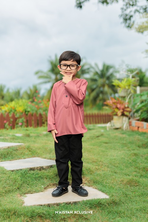 Kurta Absyar Kids - Dark Peach