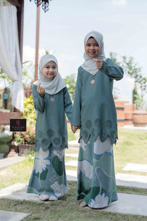Tun Aminah Kids - Dark Teal  (6-10)