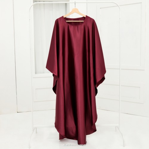 Kaftan Satin - Maroon