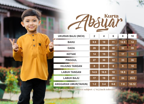 Kurta Absyar Kids - Light Royal Plum