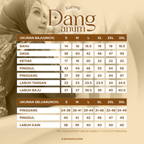 Kurung Dang Anum - White