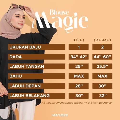 Blouse Magie - Maroon