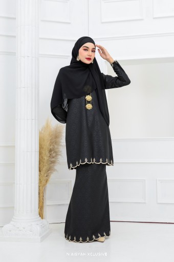 Kurung Zahara - Black