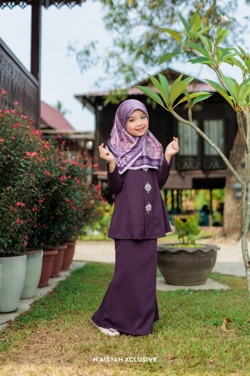 Kebarung Dahlia Kids - Dark Purple