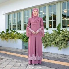 Jubah Najla - Pink Belacan