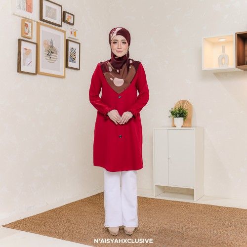 Iris - Dark Red