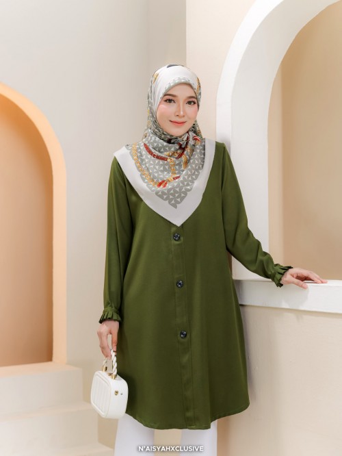 Iris - Olive Green