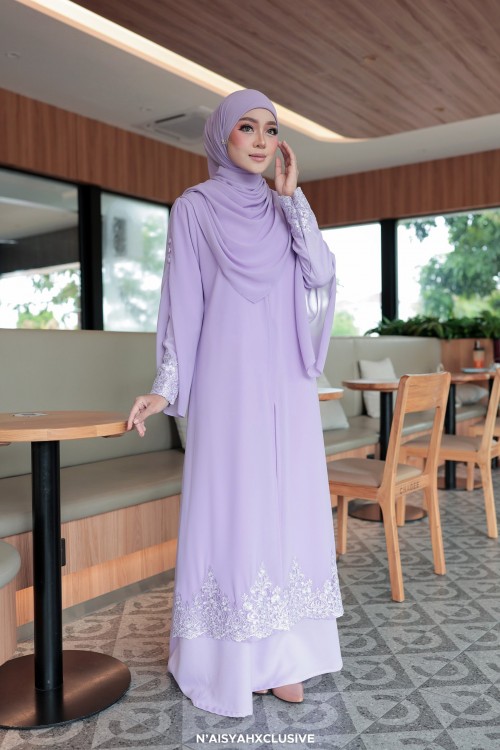 Jubah Najla - Lilac