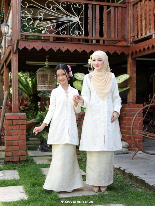 Kebaya Melor - Cream