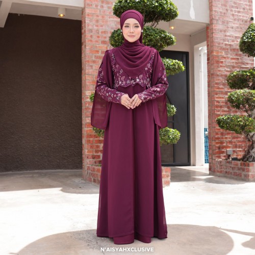 Marwa - Burgundy