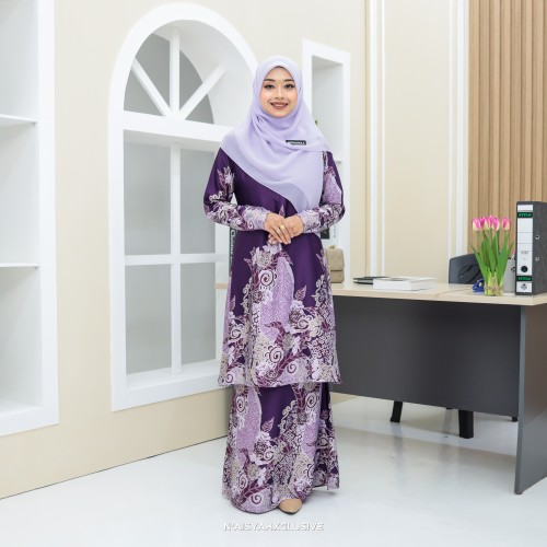 Batik Adiwarna-True purple