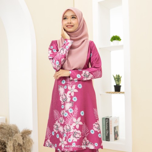Batik Kiambang - Bright Pink