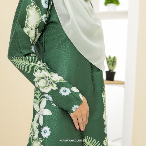 Batik Kiambang - Dark Green