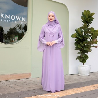 Jubah Inshira - Lavender  Jubah Inshira - Lavender