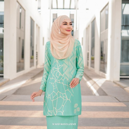 Kurung Fateema - Mint Green
